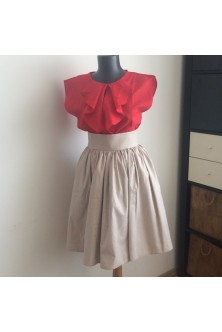 Bluza cu multe volane